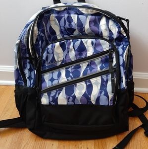 L.L.Bean Backpack blue, white and black